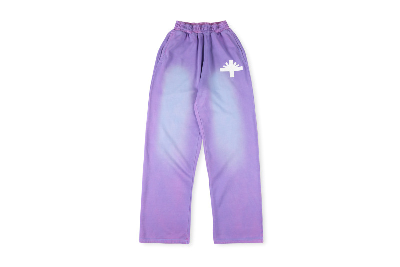 跨境外贸男女明星同款Vertabrae sweatpants镶钻立体字休闲长裤|undefined