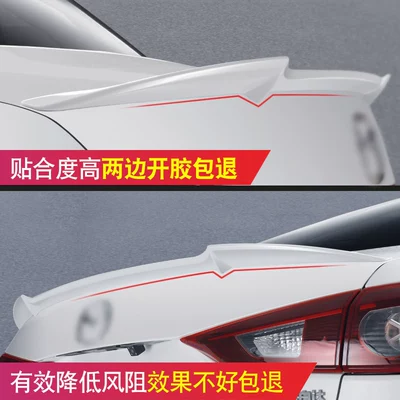 Mazda3 Angkesela tail wing: Fixed wind wing