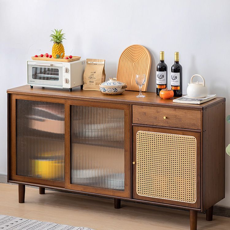 Armario aparador montado en la pared de la cocina casera gabinete bajo moderno minimalista de madera maciza sala de estar gabinete de té armario de almacenamiento