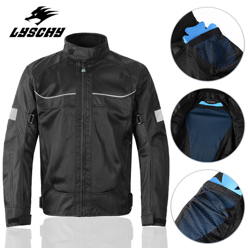 Lei Chi Motorcycle Riding Suit Men's Rider Motorcycle Universal Riding Jacket Commuting Protective Racing Jacket with Armor 