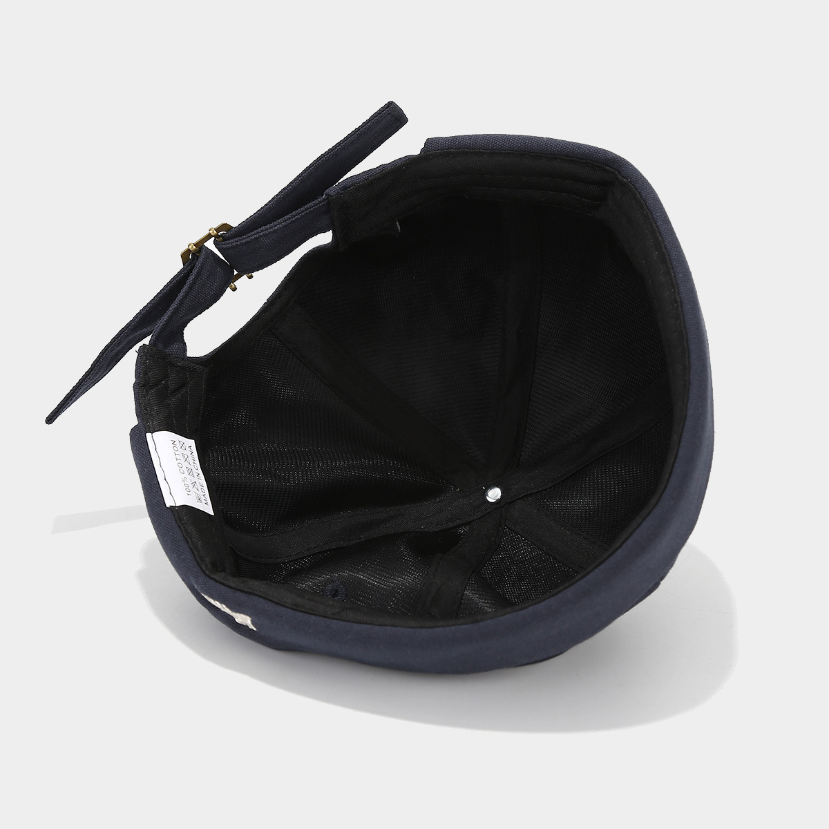 Sombrero de la mujer de verano encantador zorro bordado estilo sin bordos sombrero marino sombrero para hombre sombrero de moda japonés de piel de melón