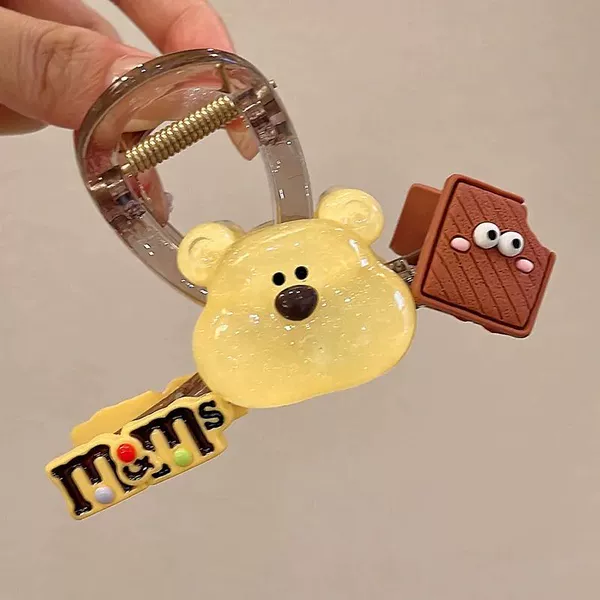 2431#2 Little Bear Translucent Yellow