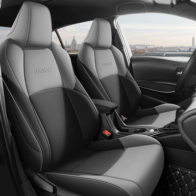 universal seat cover, Modelə uyğun (Original) oturacaq örtükləri - black-to-gray-toyota-prado-special-standard-version-toyota-prado