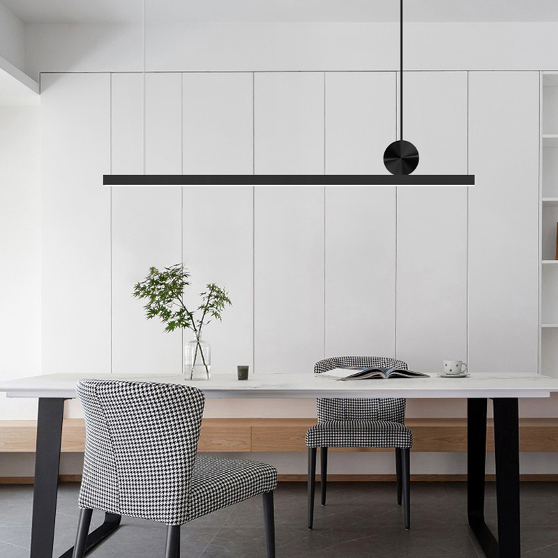 All copper minimalist restaurant Chandelier Bar designer creative personality Nordic modern simple light luxury geometric strip lamp All copper minimalist restaurant Chandelier Bar designer creative personality Nordic modern simple light luxury geometric strip lamp