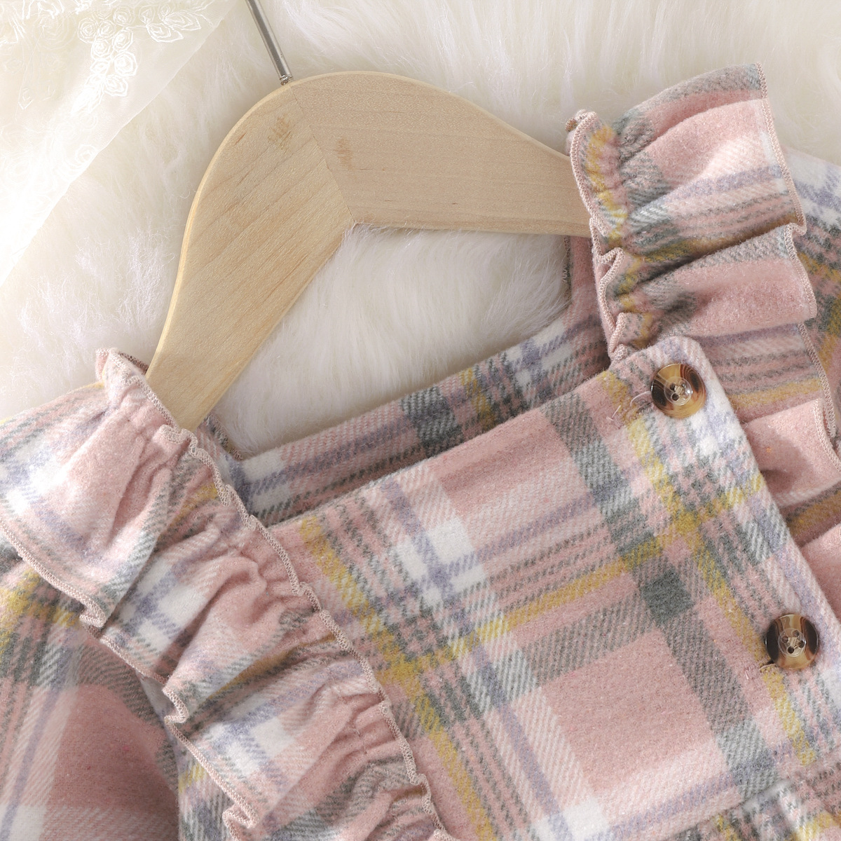 Prinzessin Plaid Taste 100% Baumwolle Mädchen Kleider display picture 5