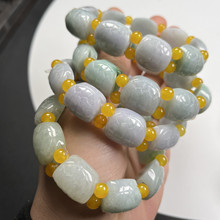 缅甸a货工艺品翡翠散件龟壳手链手串配饰散件玉石玉器批发