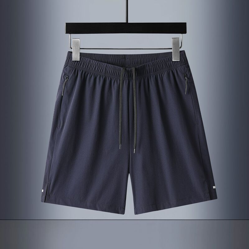 Shorts Men's Summer Thin Ice Silk Outer Wear Quick-Drying Loose Basketball Pants Five-Point Casual Sports Pants Quick-Drying