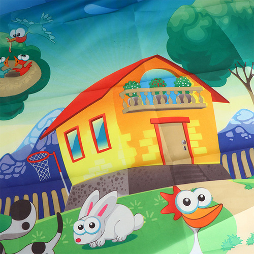 Amazon supply children's aprons, children's cartoon aprons for haircuts, hair-cutting aprons for children, non-stick hair aprons