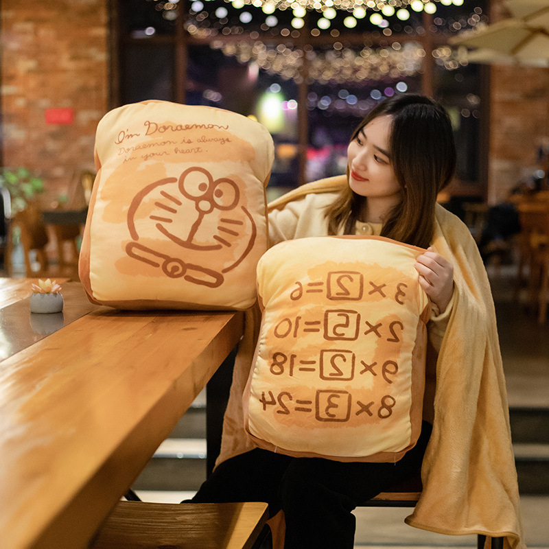 창조적 인 불타는 베개 귀여운 소파 토스트 쿠션 머리맡 등받이 쿠션 사무실 의자 쿠션 다다미 쿠션