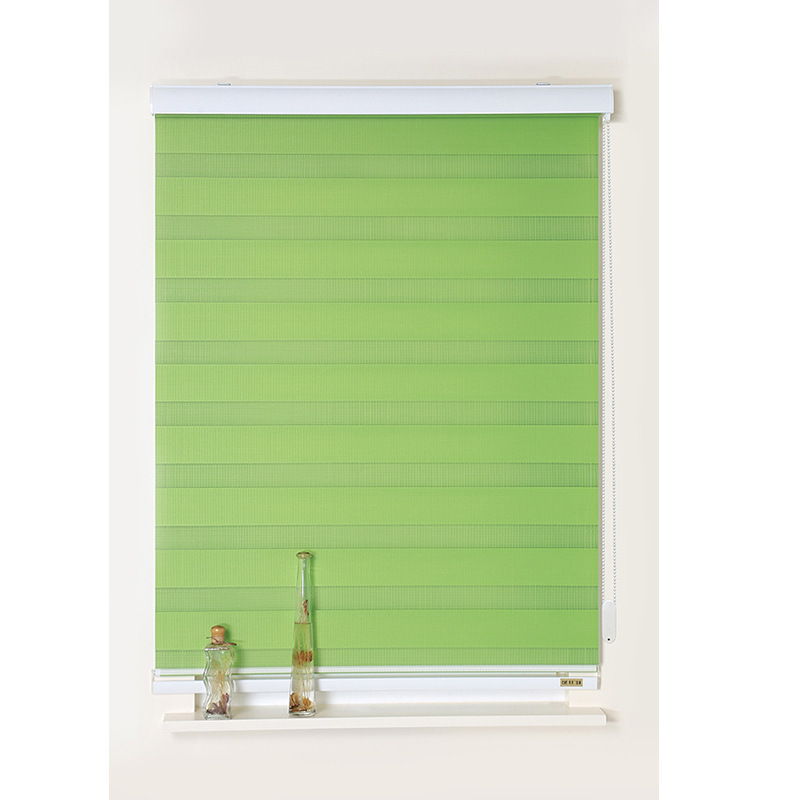 Source Factory Direct Supply Office Exhibition Room Heavy Aluminum Cover Rainbow Curtain Soft Gauze Curtain Korean Curtain Roller Curtain