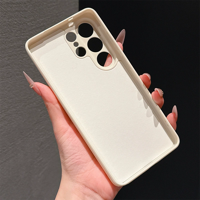 Силиконовый чехол для телефона (совместим с Samsung S25/S24) — жидкий узор Кубика Рубика, тонкий софт силикон