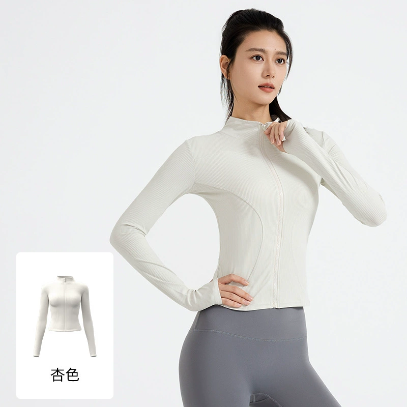 Одежда для йоги, куртка, приталенная, slim fit, для бега