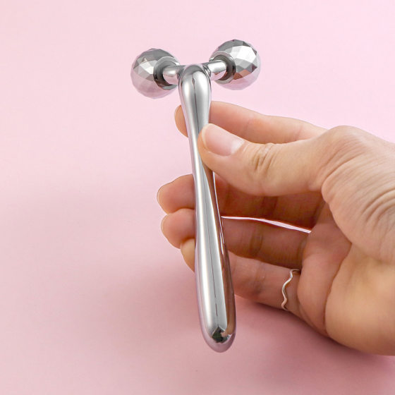 A large number of spot v face artifact facial lifting shaping thin face beauty tools zinc alloy roller instrument manufacturers