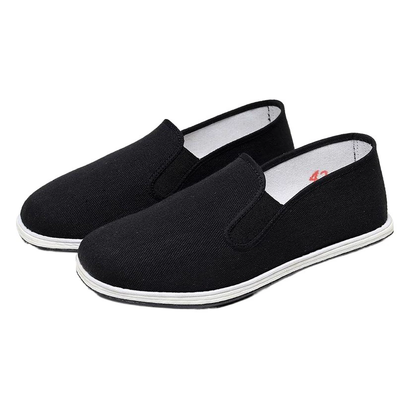 Yimeng Тканевая обувь старая Пекинская Тканевая обувь Мужская тканевая одинарная износостойкая рабочая обувь для шин ручной работы из чистой ткани многослойная Нижняя черная Тканевая обувь