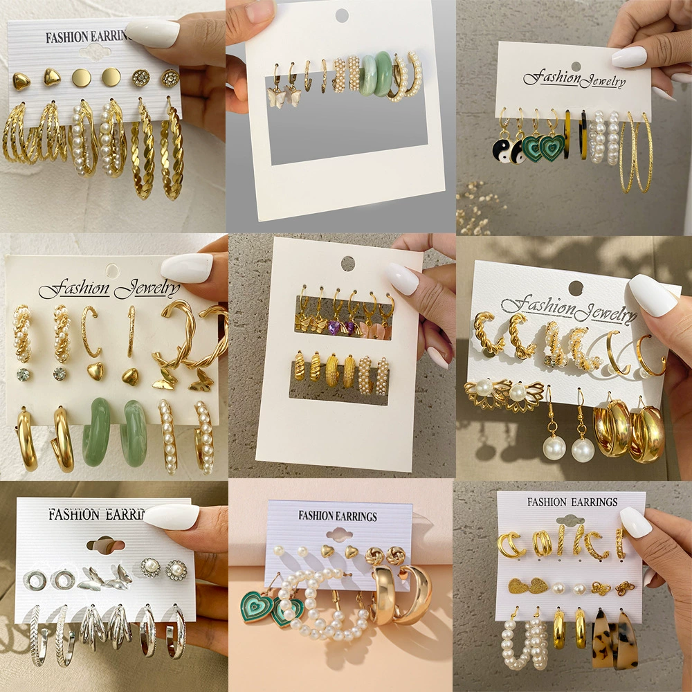 Креативные модные акриловые сережки, Aliexpress, яркий запоминающийся стиль