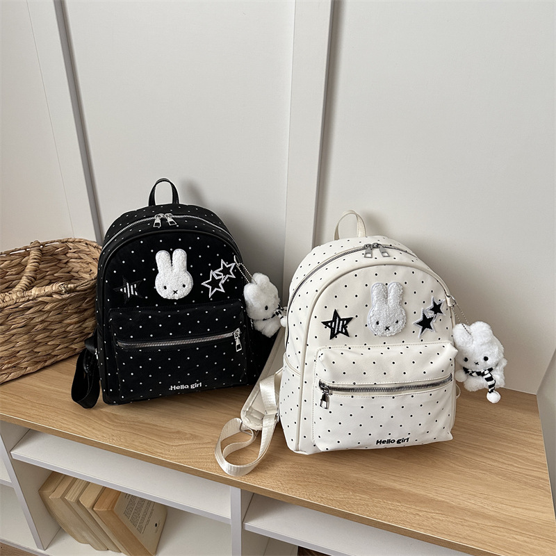 Mochila de estudiantes casuales coreana para mujeres 2026 nueva mochila de nicho de diseño de dibujos animados encantadora personalidad mochila