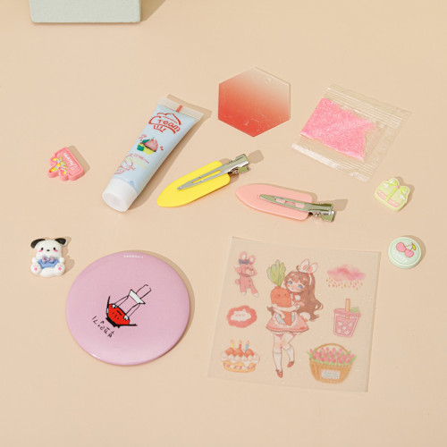 Treasure box cream glue DIY cream glue small cake making set for children and girls play house toys gift box