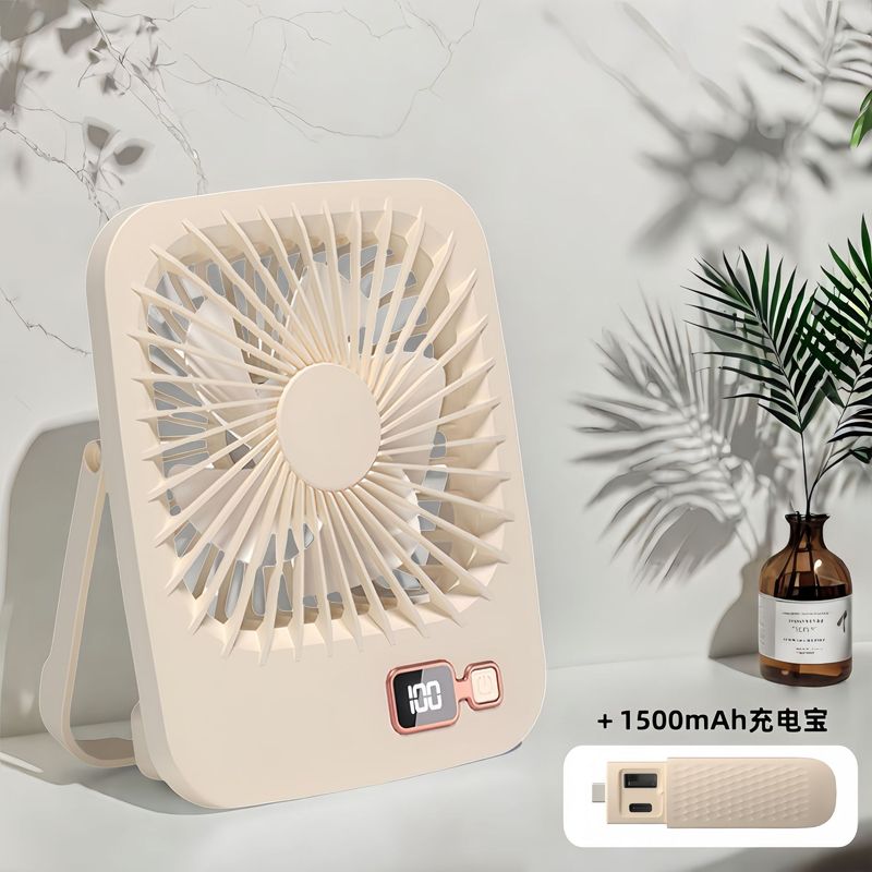 2025年越境新商品 卓上扇風機 ミニ オフィス 寮 折りたたみ式 壁掛け可能 デジタルディスプレイ ポータブル|undefined