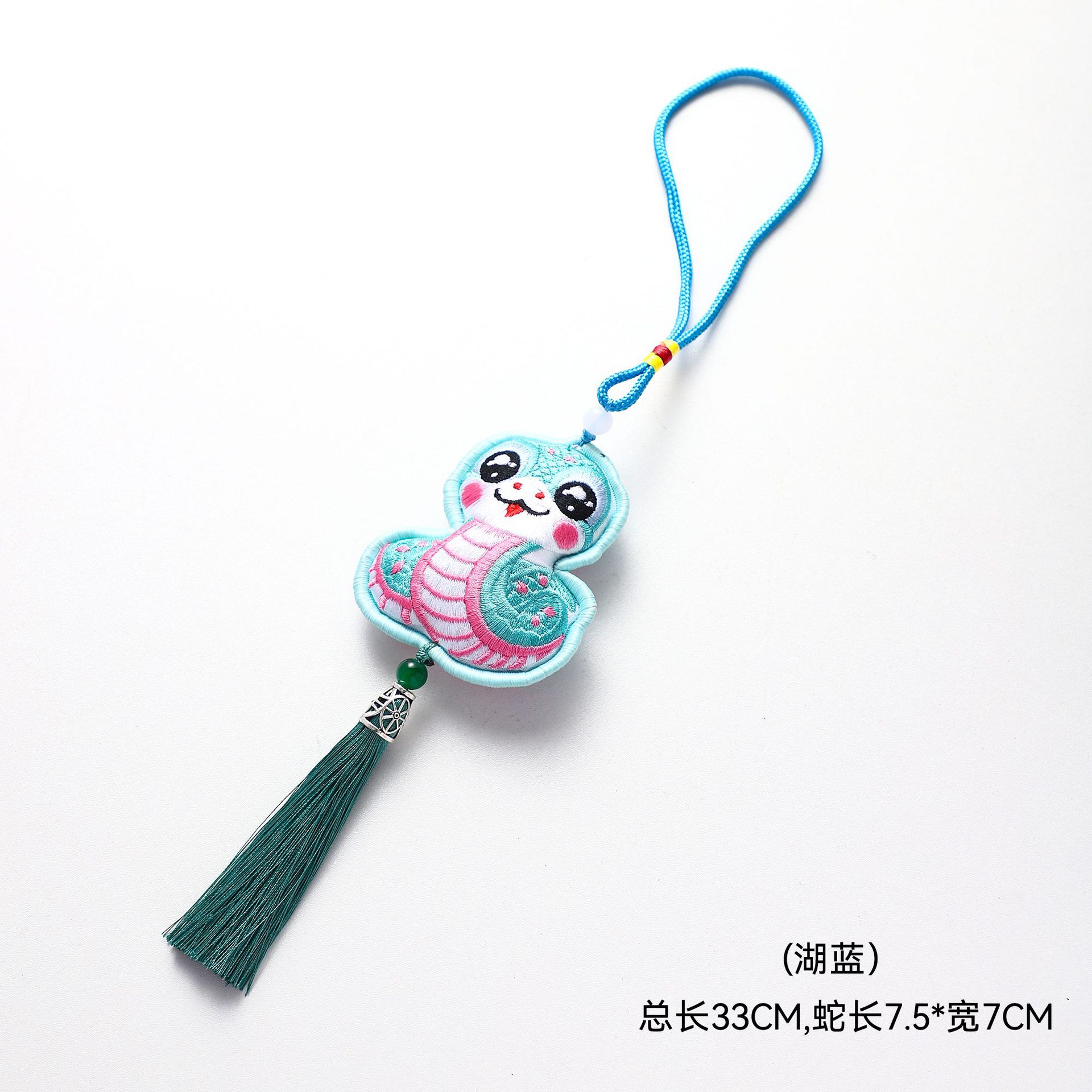 Cuerpo de siete colores de cordero Fu serpiente Lime colgante decoración de barril de Año Nuevo con florista material DIY colgante de flores