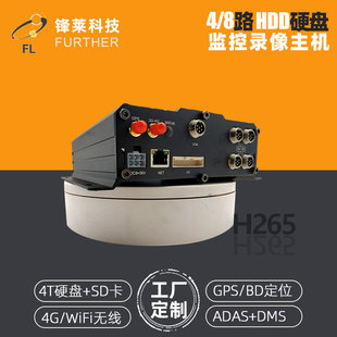 Fenglai Hd 1080P Passenger Car and Truck Mdvr Hdd Hard Drive Car Video Recorder with Adas+Dms H265
