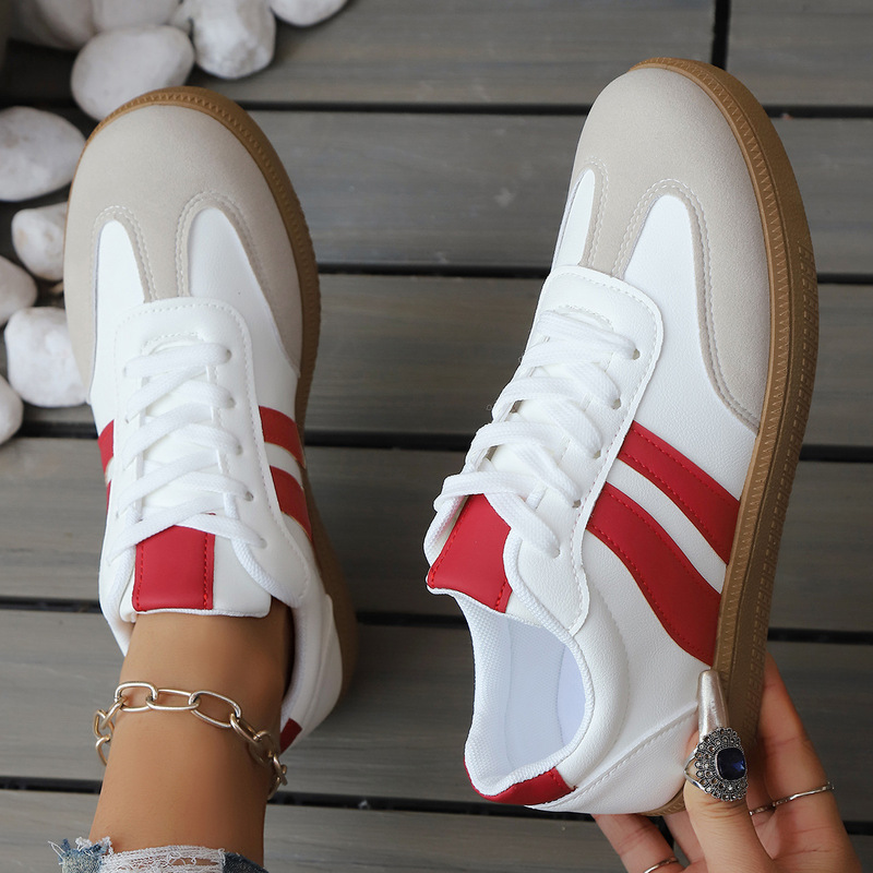Cross-Border Four-Season Simple White Shoes 2025 New Fashion Sports Casual Comfortable Versatile Beautiful Sneakers Wholesale