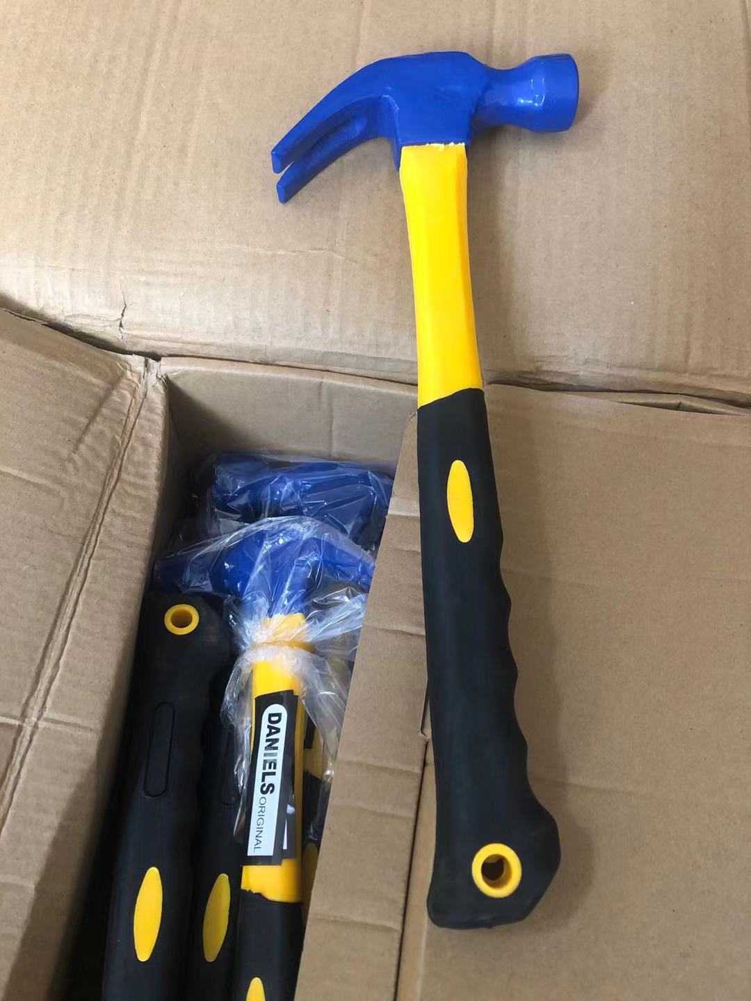 025包塑柄羊角锤 纤维柄锤子羊角起钉锤6元店10元店批发