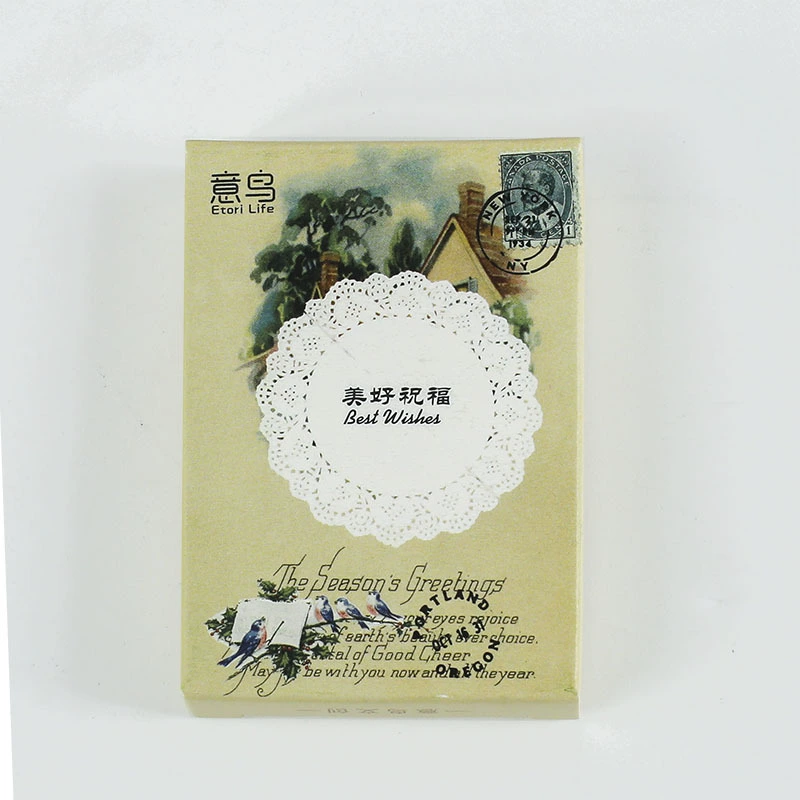 Набор наклеек серии Yifu Retro Cherish, литературный блокнот, материалы для DIY, 30 штук, 4 дизайна по 4 шт.