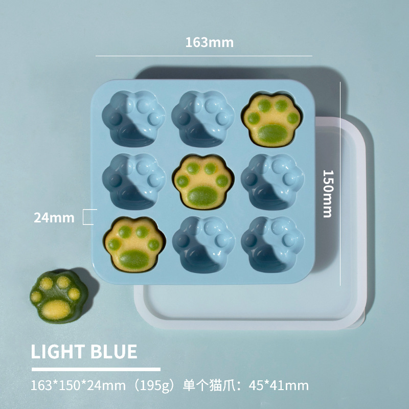 ドゥモの新作猫爪型製氷皿、ベビーシリコン製食品保存容器、鮮度保持密封冷凍ボックス、キュートなデザイン