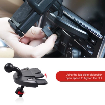 mobile phone holder CD port: Car phone holder