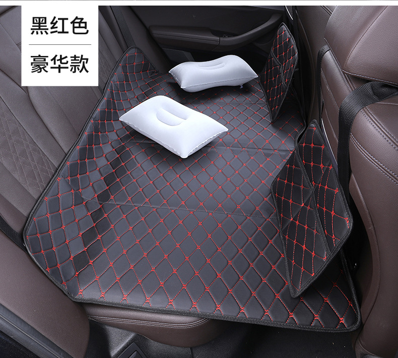 Car Backseat Hanging Folding Sleeping Pad, Rear Seat Sleeping Gadget, Car Bed, Non-Inflatable Folding Mattress for Car Use