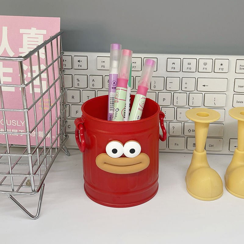 Porta de lápiz vintage + boca + pie (color de comentario)