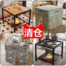 烤火桌麻将桌可折叠取暖桌饭桌便携加厚免安装多功能户外烧烤桌