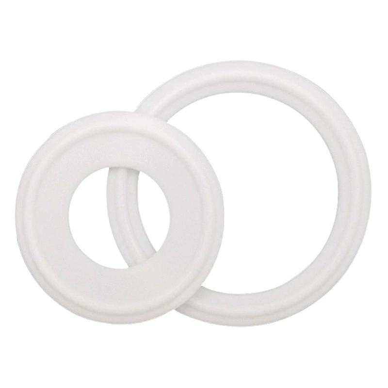 Чистая PTFE гигиеническая уплотнительная прокладка высокой температуры тефлоновая каркасная зажим для быстрой установки тетрафторная прокладка 1 дюйм 4 дюйма