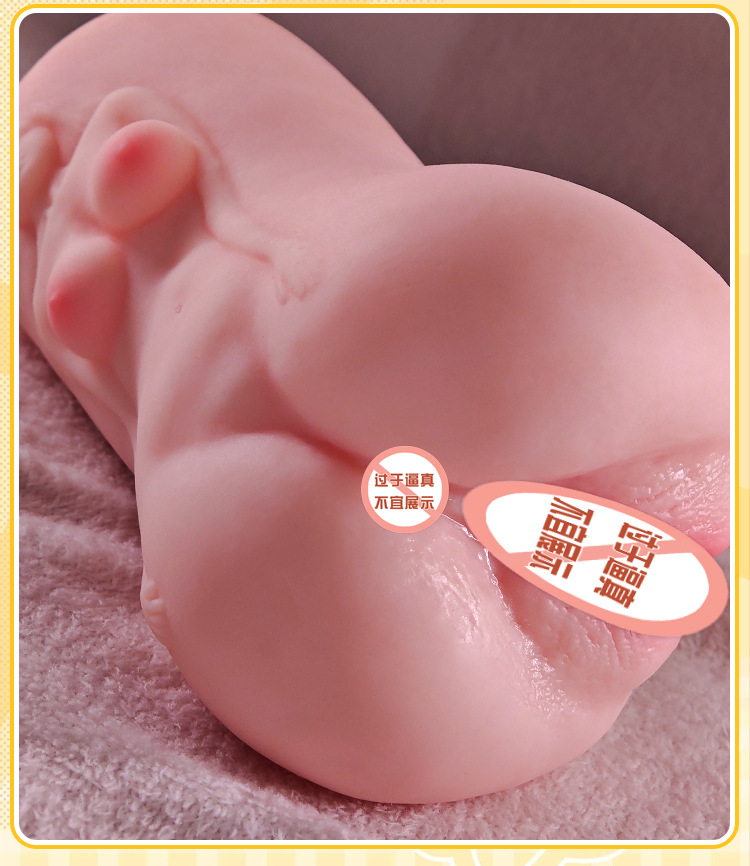 Manual Male Masturbator Set with Realistic Vaginal and Anal Molds, TPE, 3-Piece Pack — detail image 25