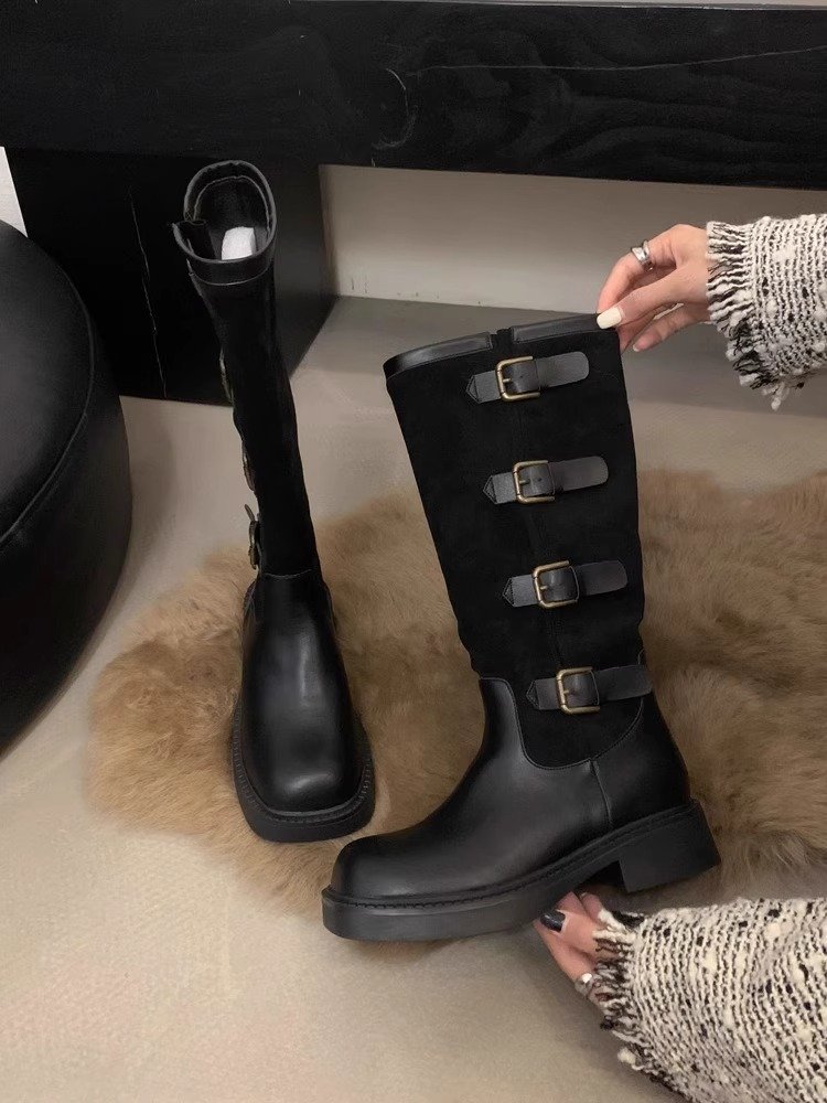 2023 Autunno/Inverno nuovi stivali da cowboy occidentali Stivali a tubo lungo sottili e sottili_voghion.com