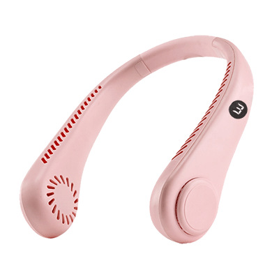 Ventilador de Cuello Digital sin Aspas 2025, Portátil, Recargable por USB, Mini Turbo Plegable y Silencioso