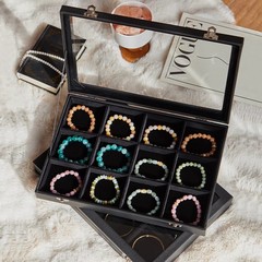 蓋付き防塵アクセサリーケースブレスレット収納ケース
