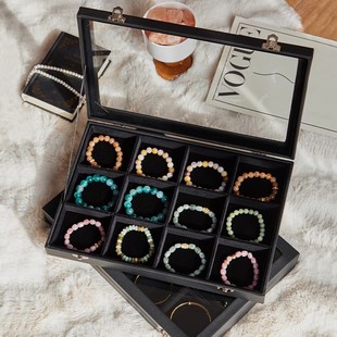 Dust-Proof Jewelry Box with Lid, Bracelet Storage Box, Bracelet Box, Ring Necklace Box, Jewelry Box