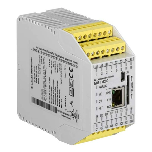 50142625 MSI 420.TMC-03 реле безопасности Leuze, датчик безопасности, предохранительный выключатель