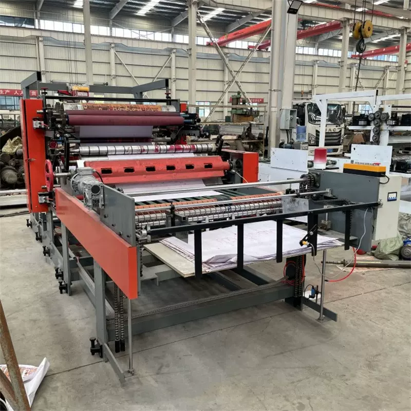 彩色柔板印刷设备双面印刷机水墨卷纸印刷生产线图案清晰模板多样