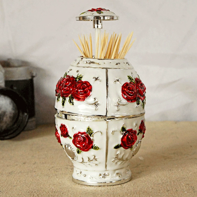 Креативные металлические украшения, коробка, розы