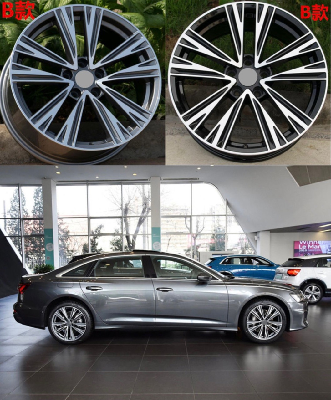 Suitable for Audi A6L wheel hub 18 inch 19 inch 20 inch A8 A4L Q5 Q3 A7 Q8 Hui Ang Wei Lan modification