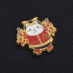 定 制金屬徽章鋅合金潮玩卡通創意烤漆書籤企業胸針胸章胸牌定 做