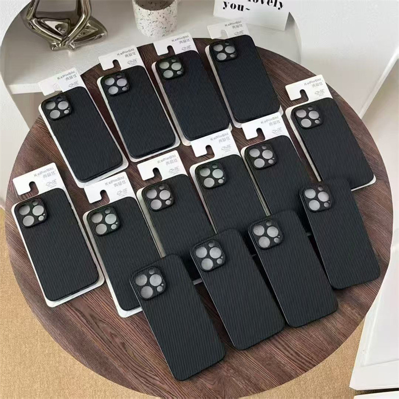 Suitable for Honor 300 Carbon Fiber Mobile Phone Case Mate70Pro Business Leather Texture Nova13 Twill Simple Pure Color