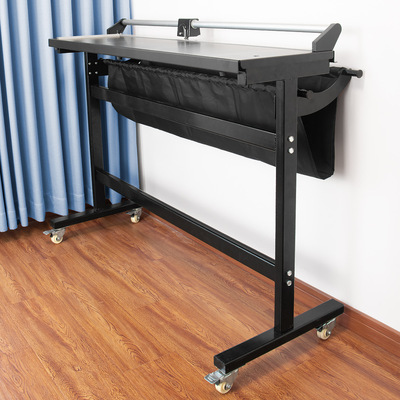 滚动式金属24寸至79寸切纸机支架手动滚轮裁纸机接纸工作支撑架|ms