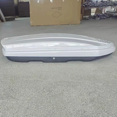 Roof box, luggage box, third-generation macaron luggage - no-need-to-drill-holes-400-liter-gray-1407628-with-crossbar-included