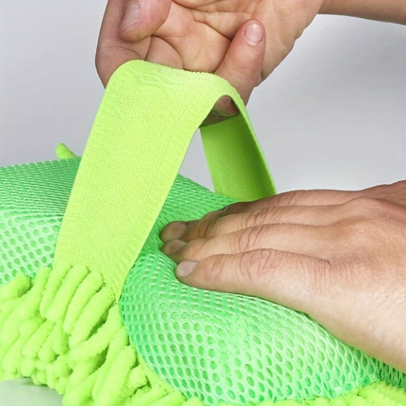 Car wash gloves Chenille polyps plush thickened car rag double sided…