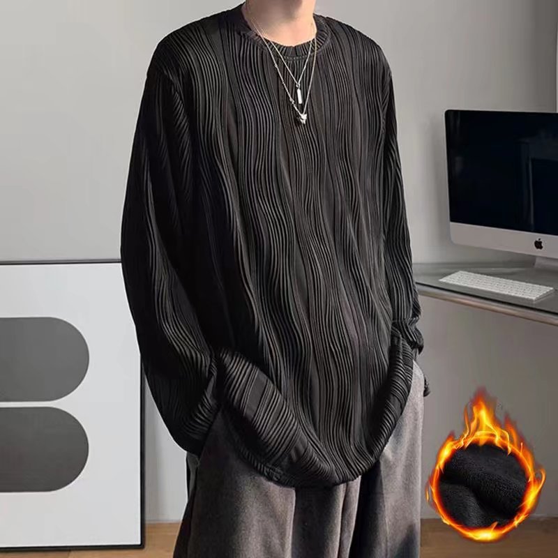 블랙 기모
