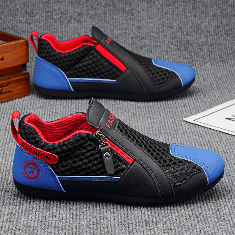 Light Luxury 2026 Summer and Autumn Mesh Workwear Outdoor Breathable Sports Shoes, Sports Style Hong Kong and Korean Fashion Runway Men's Shoes Trend