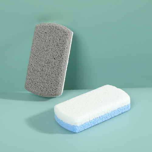 Fashion Dual-Color Glass Sole Massage Tool, Double-Sided Callus Floating Stone Foam Glass Dead Skin Foot Scraper Wholesale